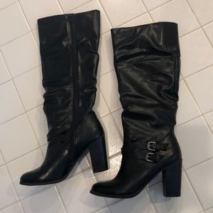 STYLE & CO STACKED HEEL BOOTS